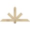Ekena Millwork Kennewick Rough Sawn Timber Gable Bracket, Douglas Fir, 48"W x 24"H x 2"D x 4"F, 12/12 Pitch GBW048X24X0204KEN00RDF - alternate 1